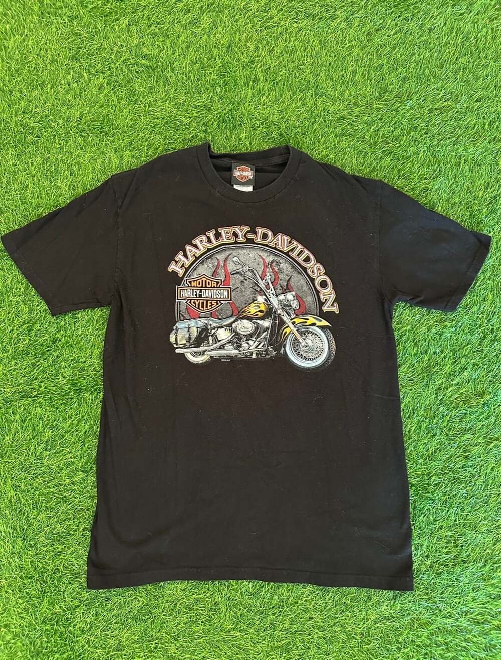 Harley-Davidson Edge Lloydminster Alberta Canada Motorcycle Graphic T-Shirt